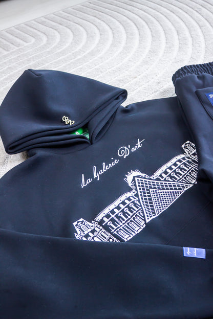 La Galerie D'art Double Hooded Ultra Comfort Hoodie