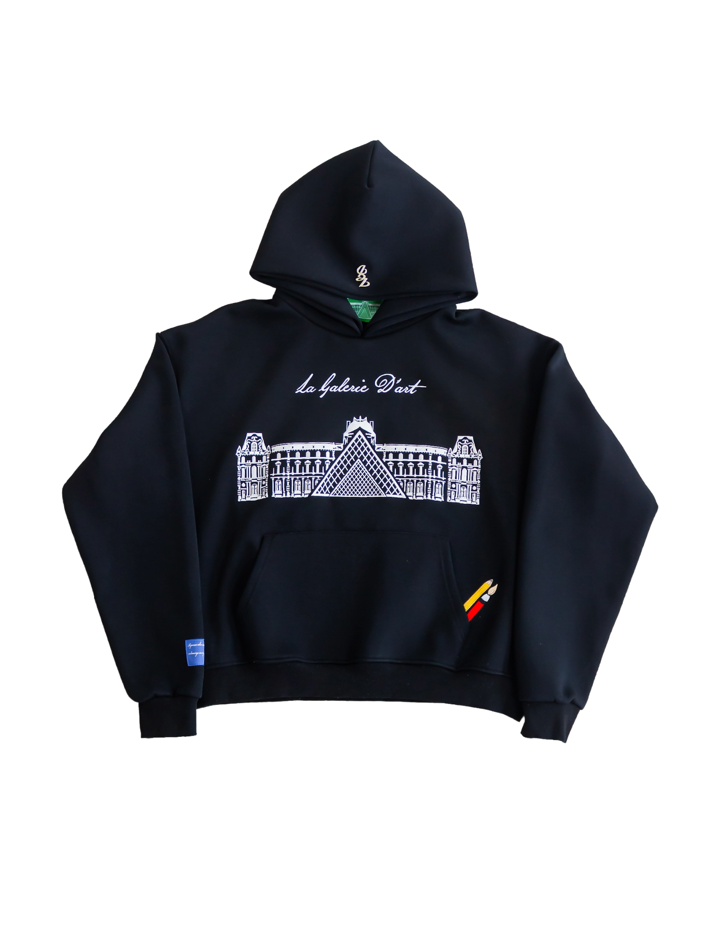 La Galerie D'art Double Hooded Ultra Comfort Hoodie