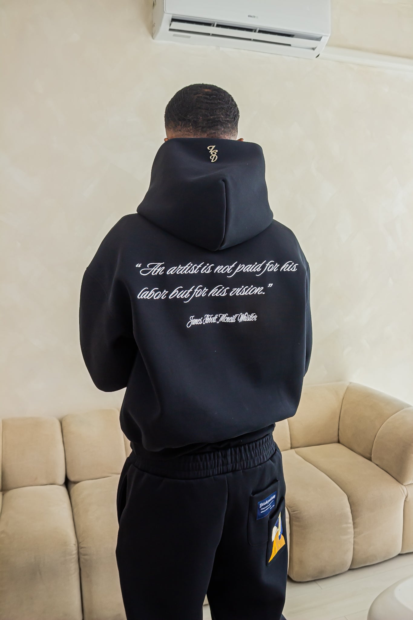 La Galerie D'art Double Hooded Ultra Comfort Hoodie